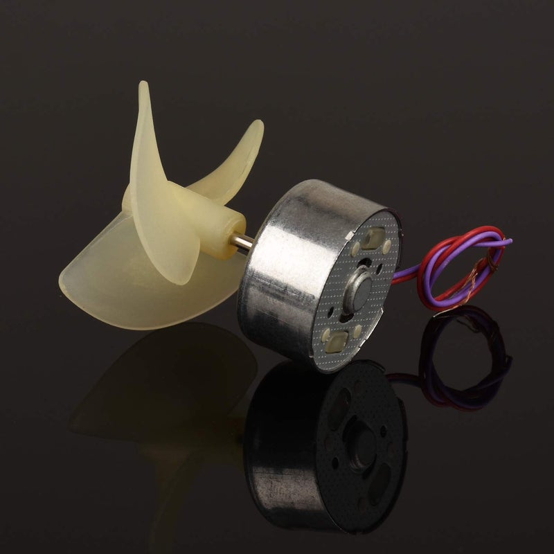 Topoox موتور كهربائي صغير توبوك 6 عبوات DC 3V 1730RPM للألعاب اليدوية ومولدات طاقة الرياح - Image 2